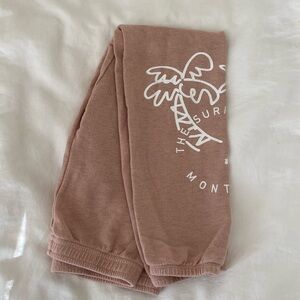 Monrow + The Surf Lodge Pink Joggers size 6